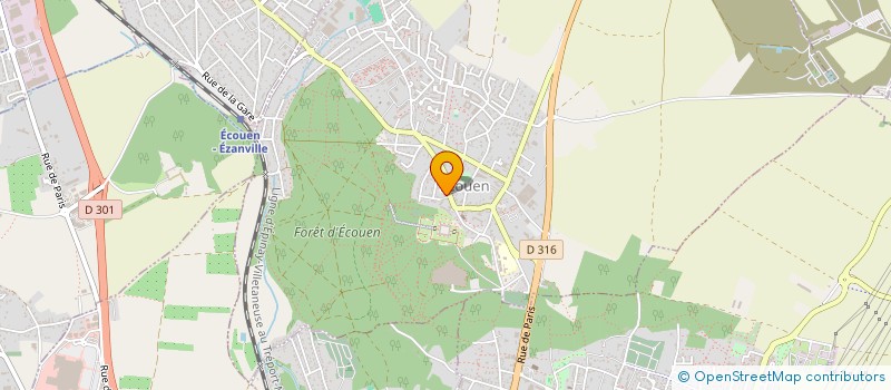 localisation de l'entreprise SIGNELEC TP  ECOUEN