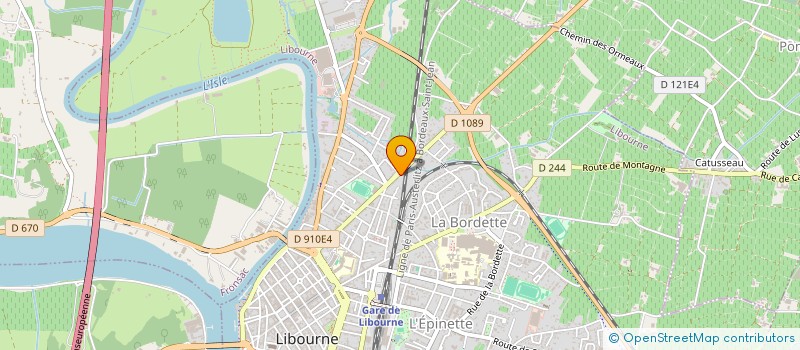 localisation de l'entreprise SIGNES DE TERRES  LIBOURNE