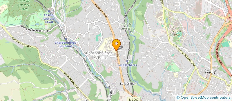 localisation de l'entreprise SIGNES ET FORMATIONS  CHARBONNIERES-LES-BAINS