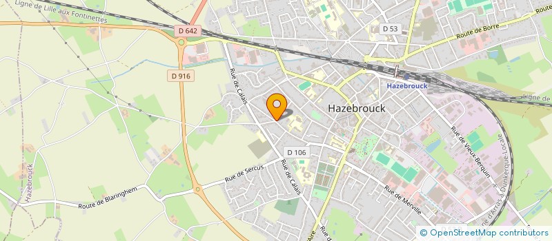 localisation de l'entreprise SIGNETSENS  HAZEBROUCK