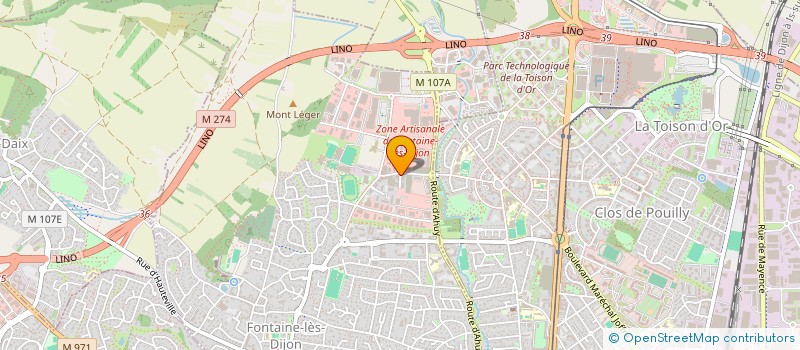 localisation de l'entreprise SIGNIFER  FONTAINE-LES-DIJON