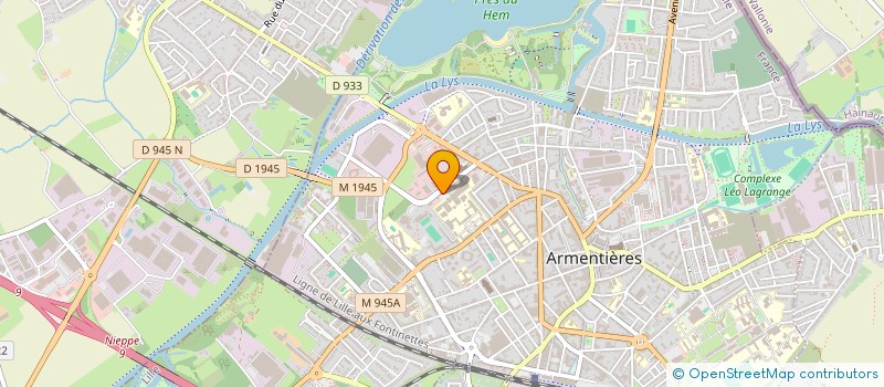 localisation de l'entreprise SIGNMAP  ARMENTIERES