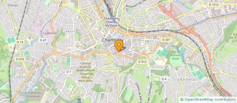 localisation de l'entreprise SIGNOLETTE à CHAMBERY