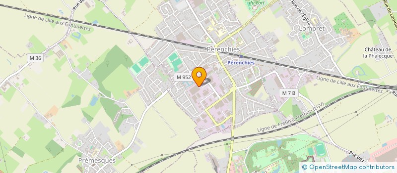 localisation de l'entreprise SIGNOPARK à PERENCHIES