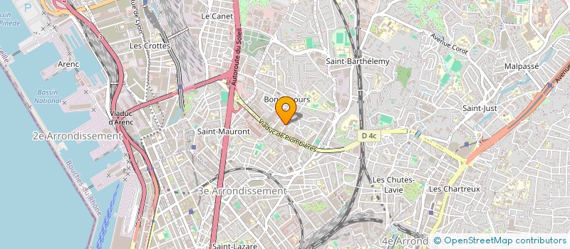 localisation de l'entreprise SIGNORET PLOMBERIE à MARSEILLE