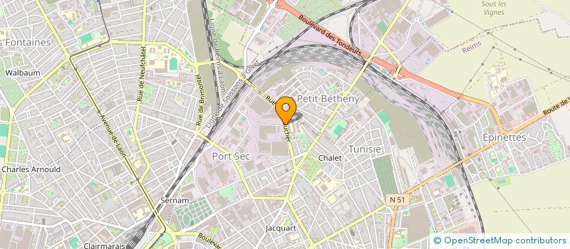 localisation de l'entreprise SIGNORI  REIMS