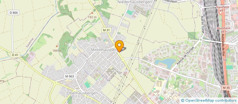 localisation de l'entreprise SIGNUM  MITTELHAUSBERGEN