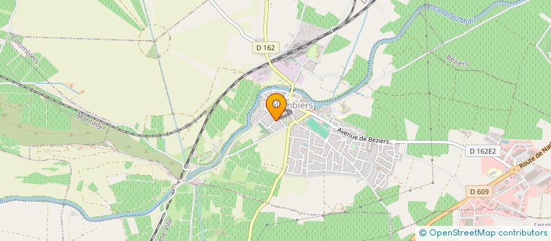 localisation de l'entreprise SIGNUM à COLOMBIERS