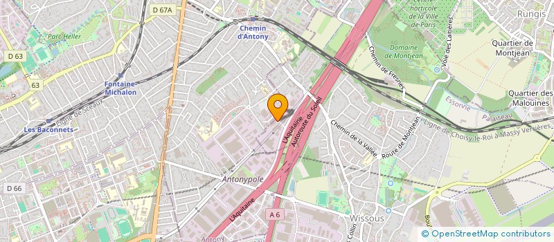 localisation de l'entreprise SIGNUM IMPRESSION  WISSOUS