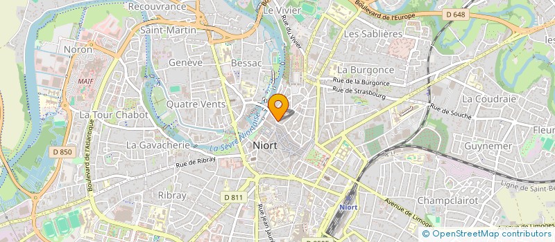 localisation de l'entreprise SIGNUMIS à NIORT