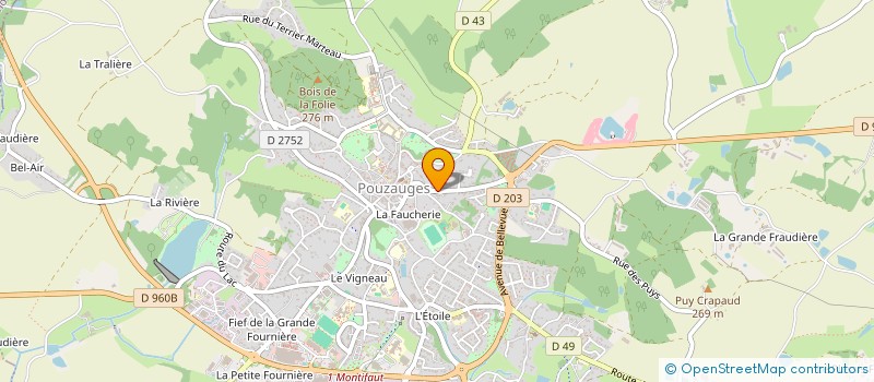 localisation de l'entreprise SIGOGNEAU HUBERT ET CHRISTOPHE à POUZAUGES