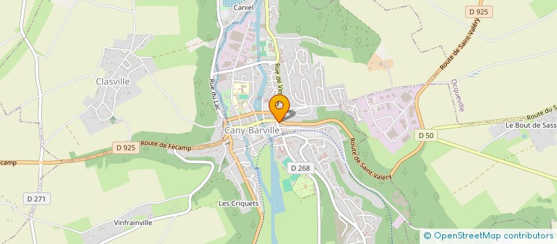 localisation de l'entreprise SIGOH  CANY-BARVILLE