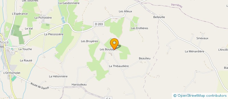 localisation de l'entreprise SIGOIGNE TOPOGRAPHIE à PERCHE-EN-NOCE