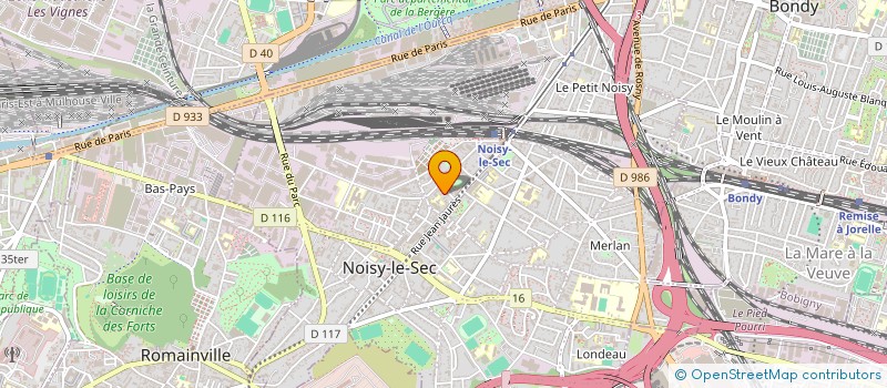 localisation de l'entreprise SIGONET à NOISY-LE-SEC