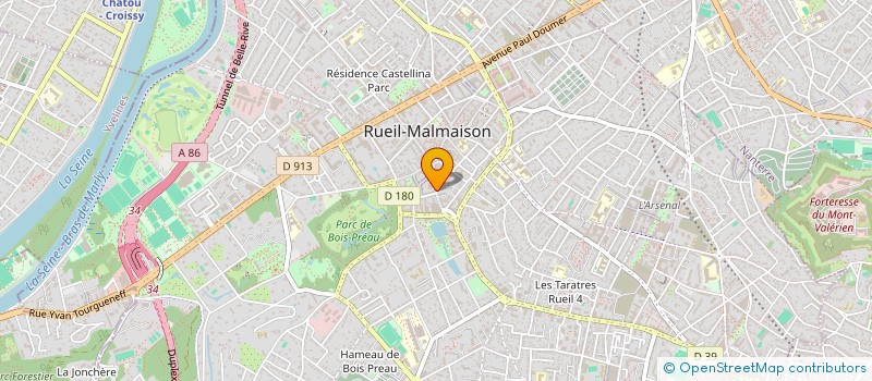 localisation de l'entreprise SIGRA à RUEIL-MALMAISON