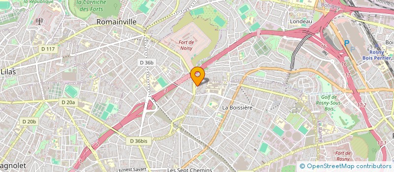 localisation de l'entreprise SIGRALE à ROMAINVILLE
