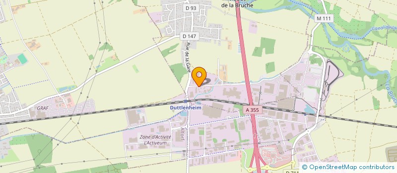 localisation de l'entreprise SIGRID DIFFUSION  ERNOLSHEIM-BRUCHE