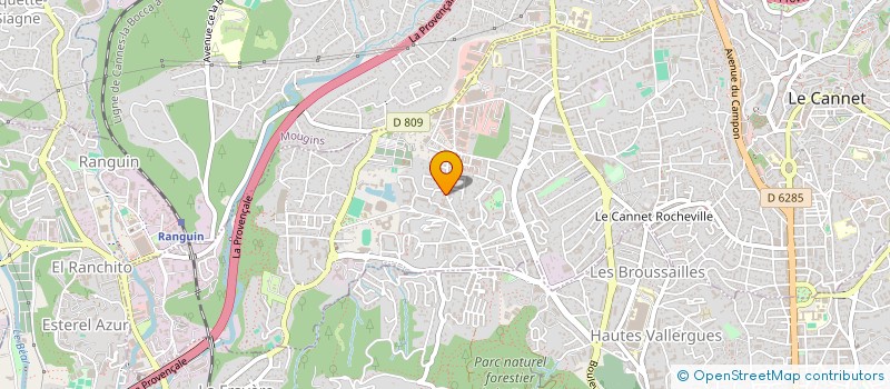 localisation de l'entreprise SIGSOL à LE CANNET