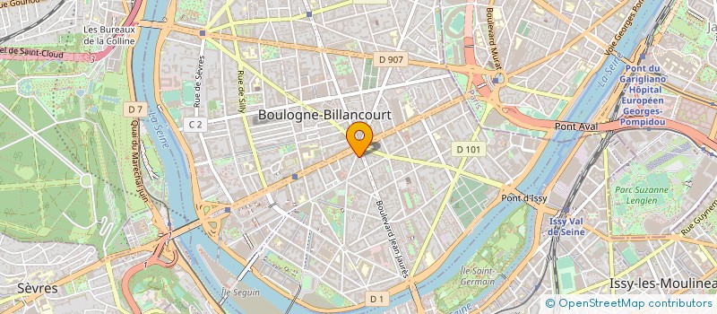 localisation de l'entreprise SIGUER'S CONSEIL à BOULOGNE BILLANCOURT