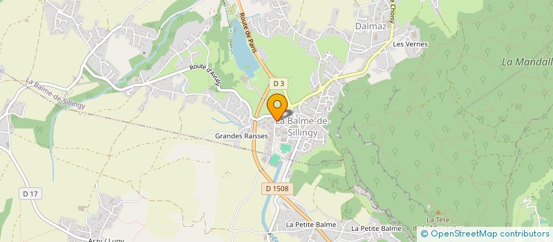 localisation de l'entreprise SIGUILOCA à LA BALME-DE-SILLINGY