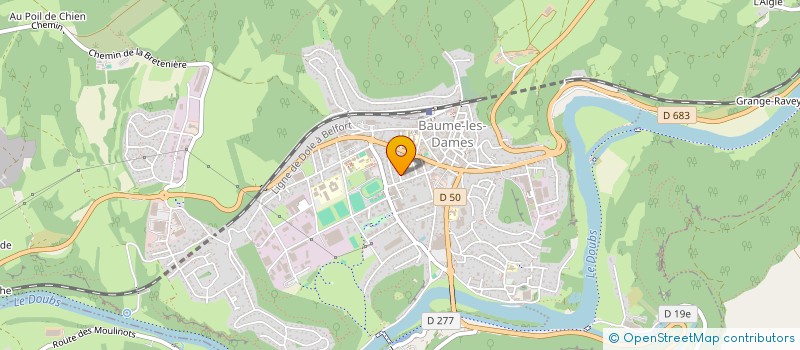 localisation de l'entreprise SIGUST  BAUME-LES-DAMES