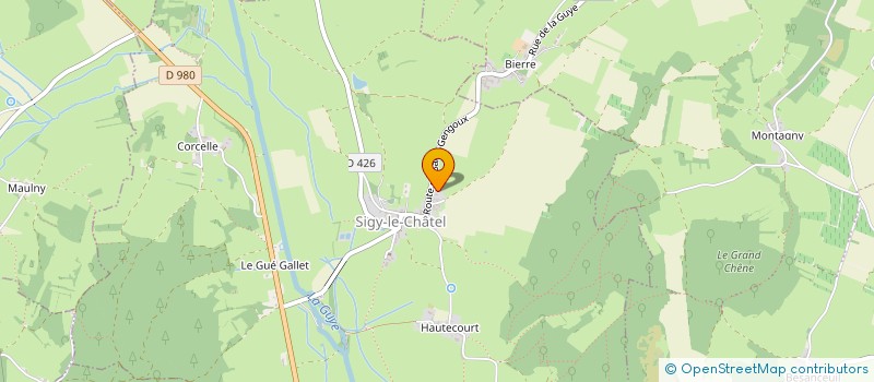 localisation de l'entreprise SIGY  SIGY-LE-CHATEL