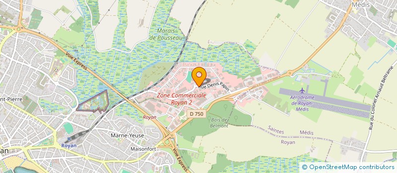 localisation de l'entreprise SIHAM  ROYAN