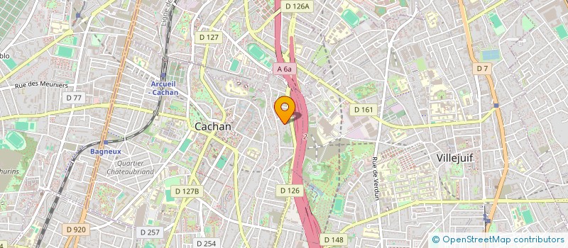 localisation de l'entreprise SII-LAB à CACHAN