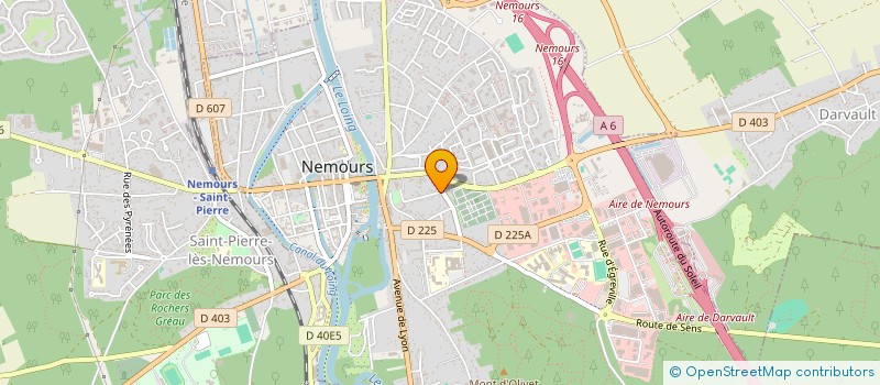 localisation de l'entreprise SIIA 77  NEMOURS