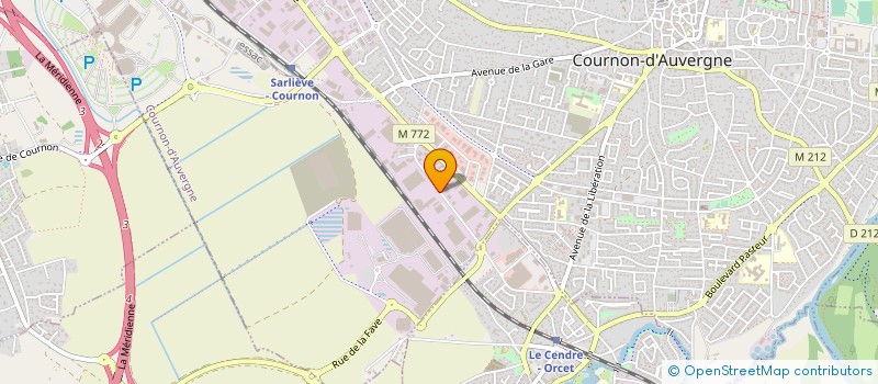 localisation de l'entreprise SIIB FRANCE à COURNON-D'AUVERGNE