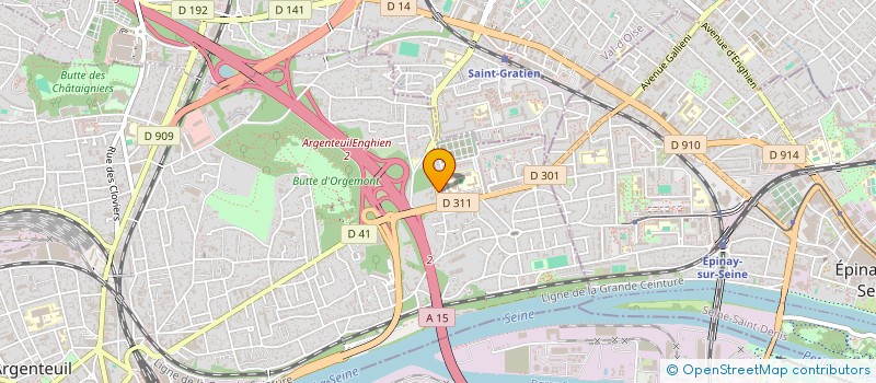 localisation de l'entreprise SIIBAT  ARGENTEUIL