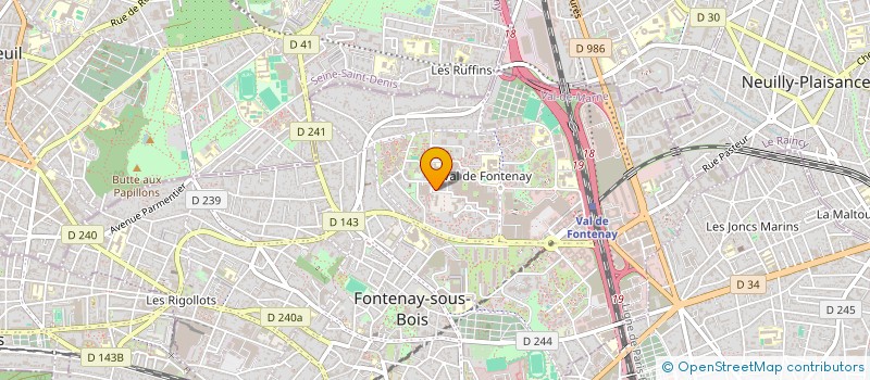 localisation de l'entreprise SIICI à FONTENAY-SOUS-BOIS
