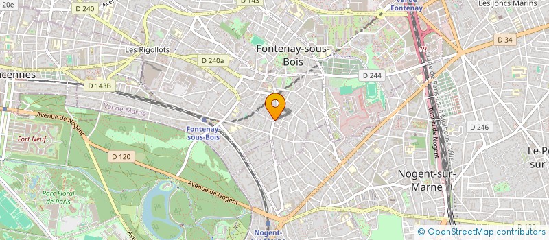 localisation de l'entreprise SIIS CONSEIL à FONTENAY-SOUS-BOIS