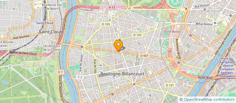 localisation de l'entreprise SIJALAC à BOULOGNE-BILLANCOURT