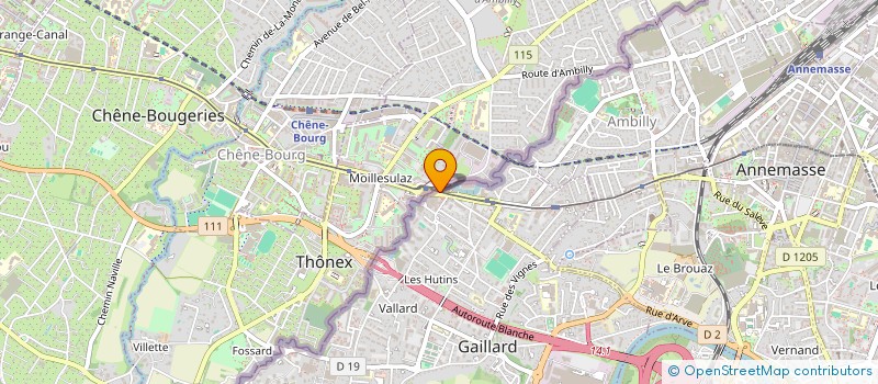 localisation de l'entreprise SIJARINA à GAILLARD