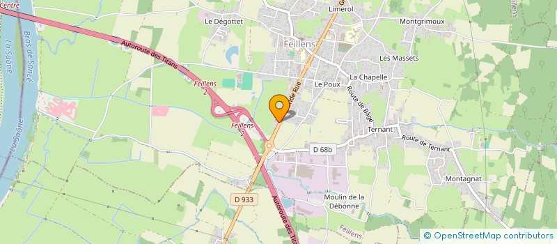 localisation de l'entreprise SIJEC  FEILLENS