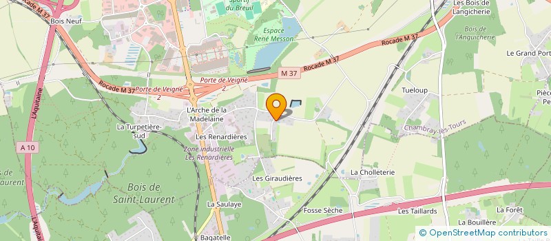 localisation de l'entreprise SIKA  CHAMBRAY-LES-TOURS