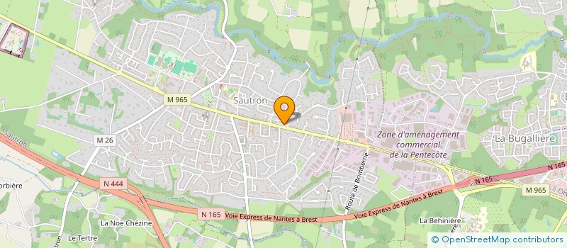 localisation de l'entreprise SIKA  SAUTRON