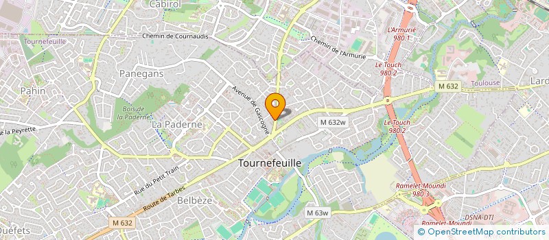 localisation de l'entreprise SIKA HOLDING  TOURNEFEUILLE
