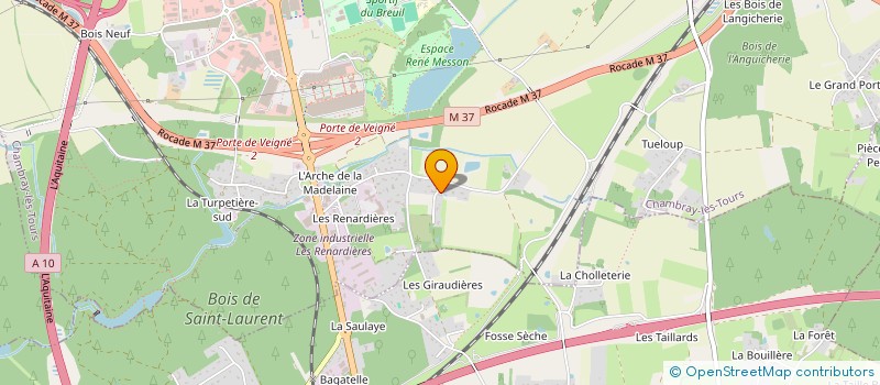 localisation de l'entreprise SIKA INVESTISSEMENTS  CHAMBRAY-LES-TOURS