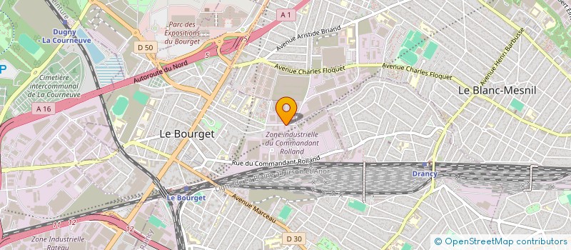 localisation de l'entreprise SIKA OUTRE MER à LE BOURGET