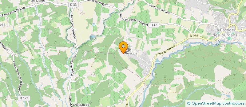 localisation de l'entreprise SIKAADA  LA BASTIDE-DES-JOURDANS