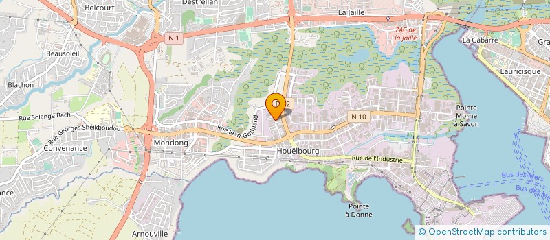 localisation de l'entreprise SIKAGEC  BAIE-MAHAULT