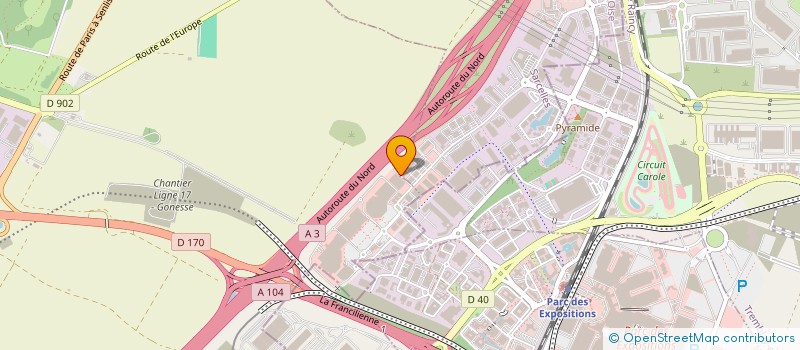 localisation de l'entreprise SIKATEL  ROISSY-EN-FRANCE