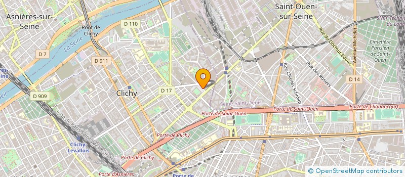 localisation de l'entreprise SIKENA.COM à CLICHY