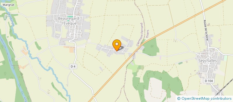 localisation de l'entreprise SIKER  BEAUREGARD-L'EVEQUE