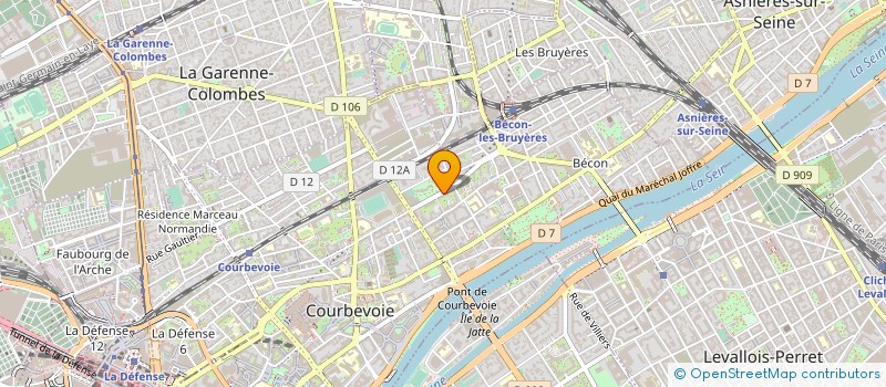 localisation de l'entreprise SIKIA à COURBEVOIE