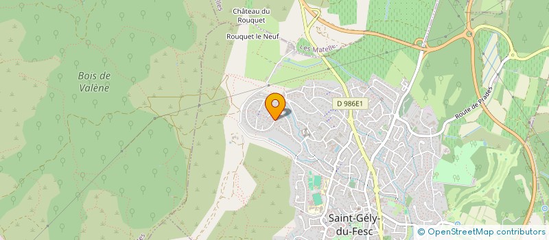 localisation de l'entreprise SIKLAE INVEST à SAINT-GELY-DU-FESC