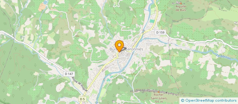 localisation de l'entreprise SIKSASPASS'  LA ROCHE-SUR-LE-BUIS