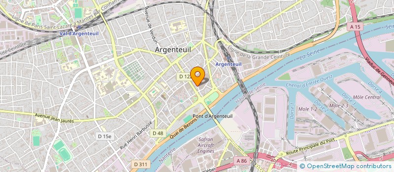 localisation de l'entreprise SIKSE TRANSPORT  ARGENTEUIL